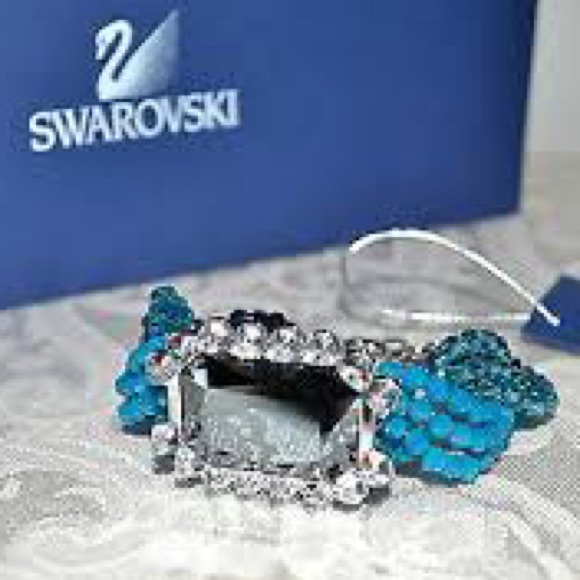 Swarovski Player Bracelet Blue Black - Picture 3 of 8